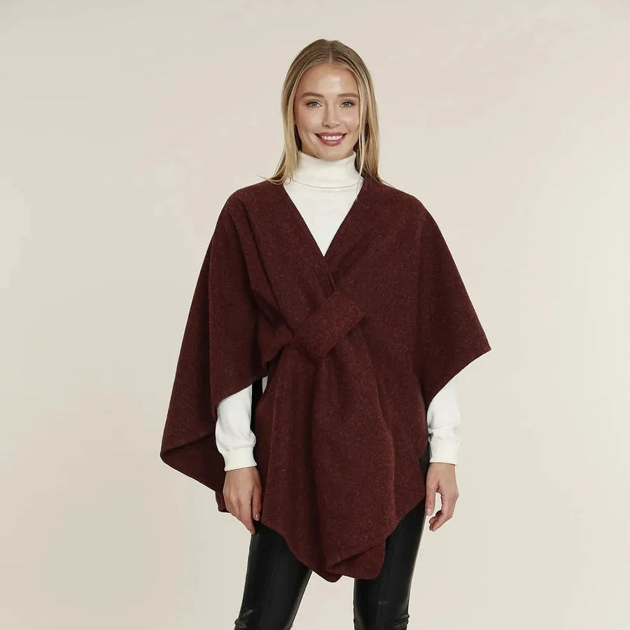 Letizia Pileggi™ Luxusní zavinovací pončo