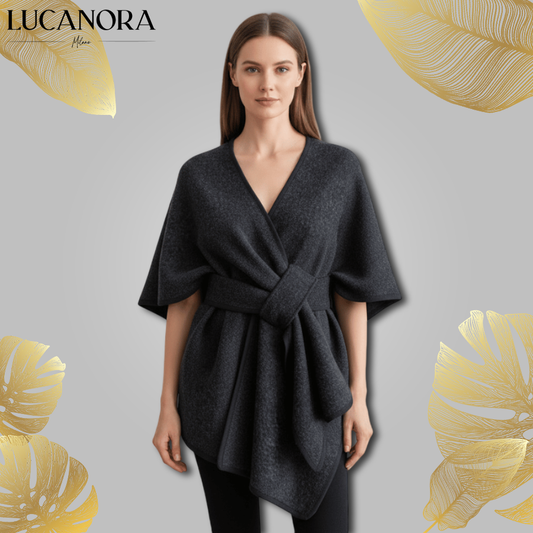 Letizia Pileggi™ Luxusní zavinovací pončo