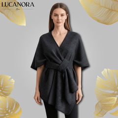 Letizia Pileggi™ Luxusní zavinovací pončo