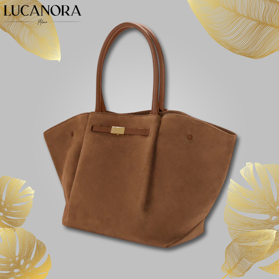 Lia Gaeta™ Stylová semišová taška