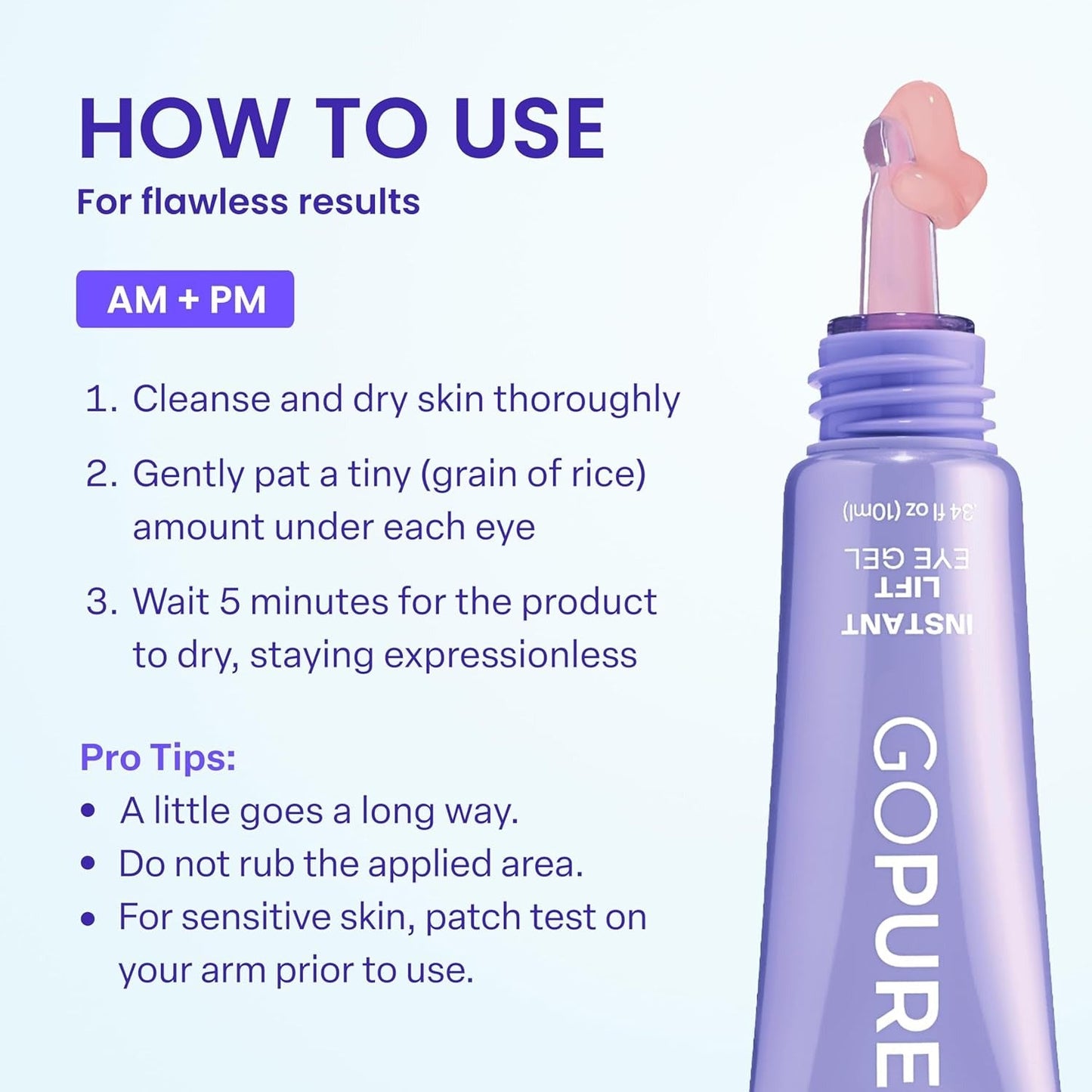 LiftVeil™ Depufující oční gel pro svěžejší rána