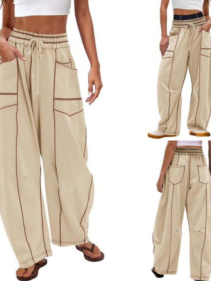 Luminosa Pulice™ Dámské volné kalhoty se širokými nohavicemi