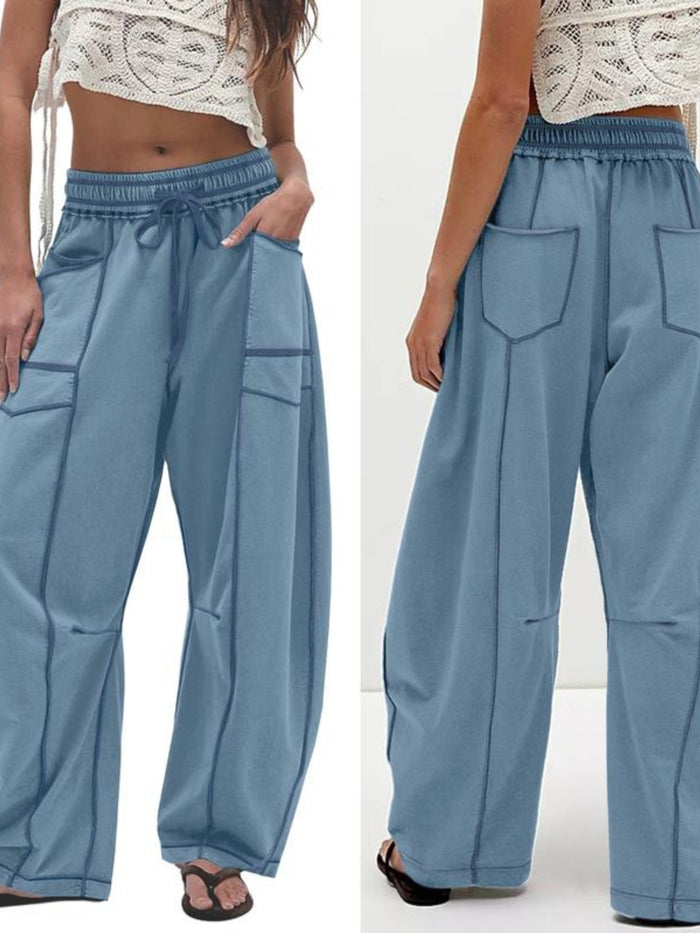 Luminosa Pulice™ Dámské volné kalhoty se širokými nohavicemi