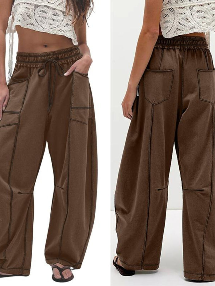 Luminosa Pulice™ Dámské volné kalhoty se širokými nohavicemi