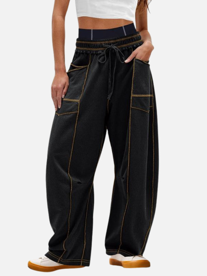 Luminosa Pulice™ Dámské volné kalhoty se širokými nohavicemi