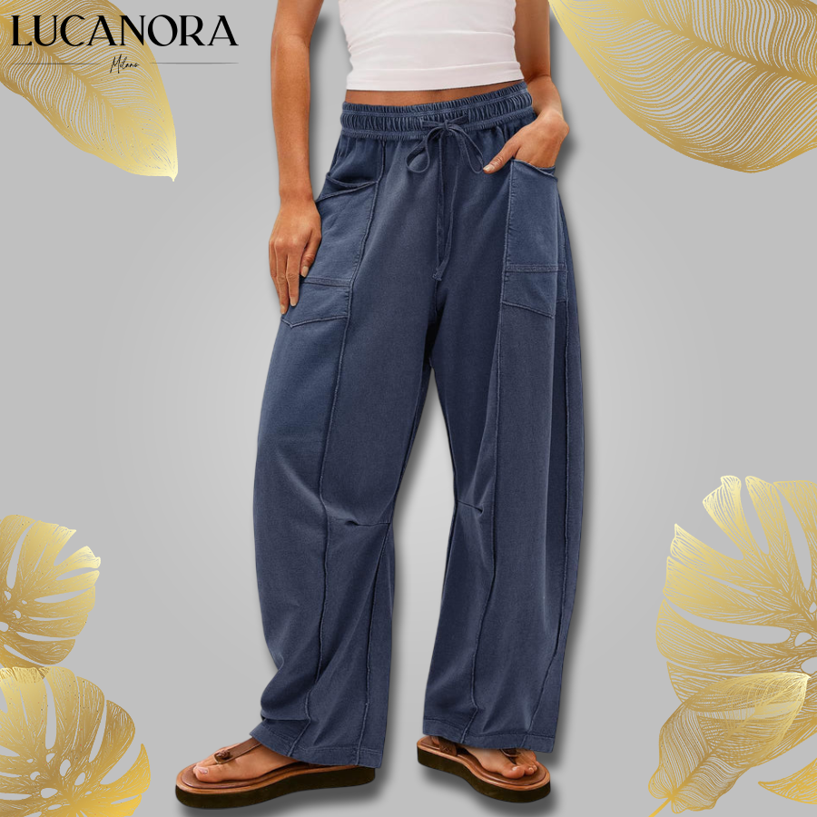 Luminosa Pulice™ Dámské volné kalhoty se širokými nohavicemi