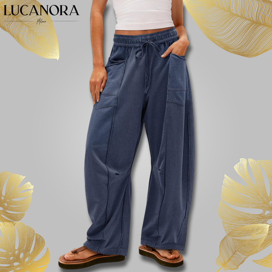 Luminosa Pulice™ Dámské volné kalhoty se širokými nohavicemi