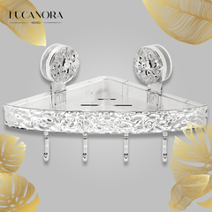 LuxeMesh™ Sprchový úložný regál koupelna