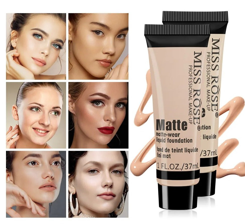 MISS ROSE™ Matný tekutý podklad