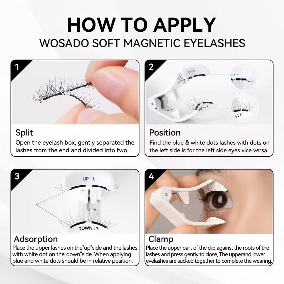 MagniFit™ Magnetické řasy v praktickém balení, opakovaně použitelné