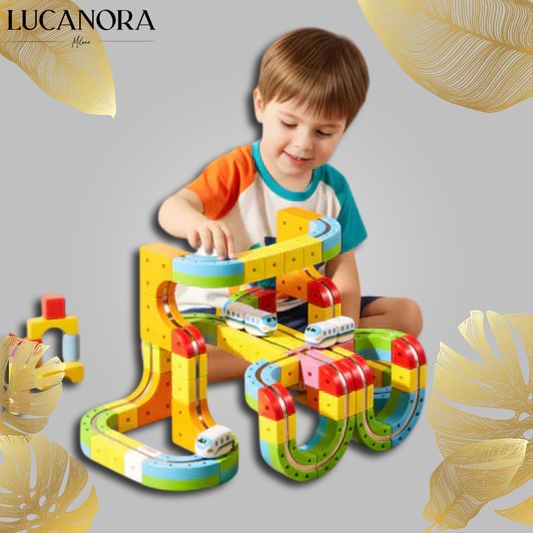 MagniRail™ Magnetická stavebnice s vlakovou dráhou