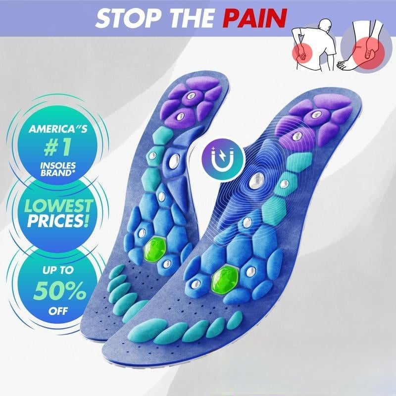 MagnoEase™ Akupresurní stélky do bot pro pohodlí