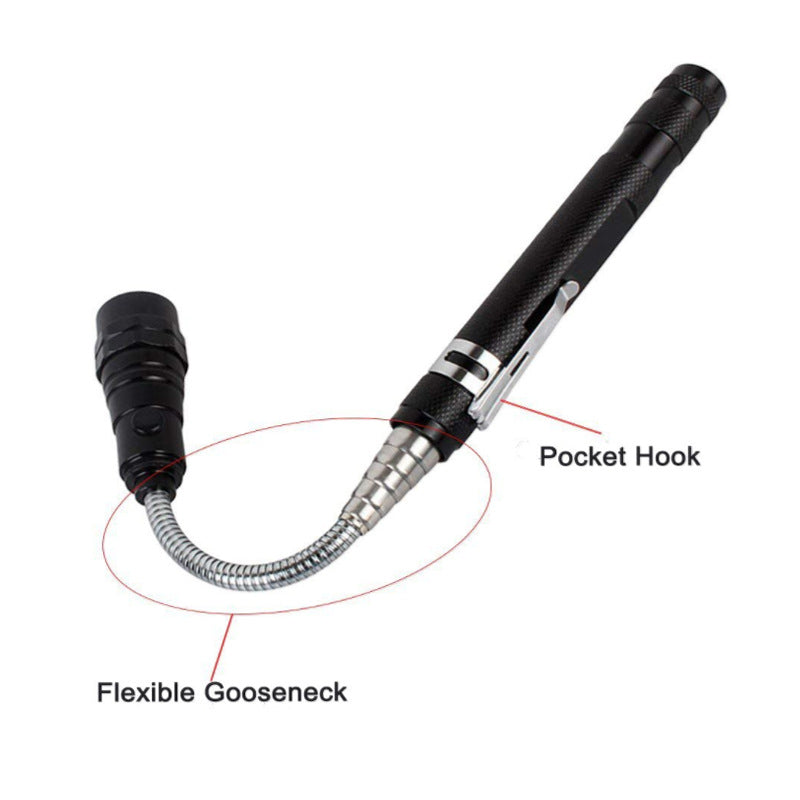 MagnoGrab™ Teleskopická baterka s magnetem