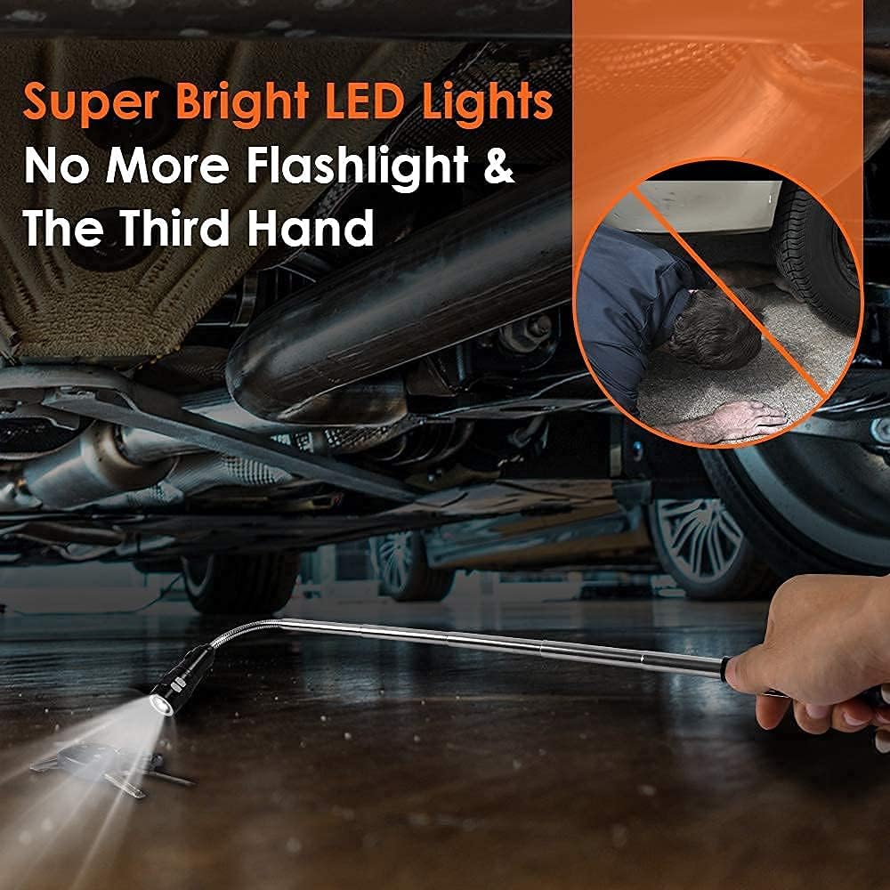 MagnoGrab™ Teleskopická baterka s magnetem