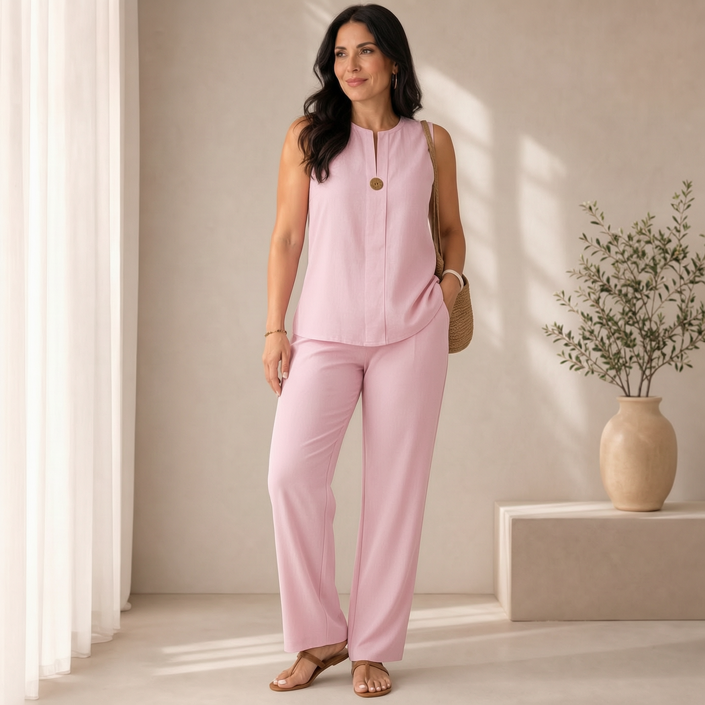 Ferdinanda Boselli™ Prodyšná minimalistická dvoudílná souprava