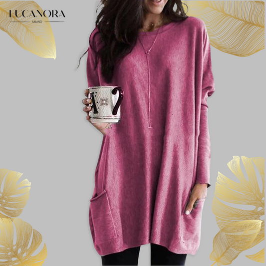 Melisent Fosse™ Oversized svetr s kapsami