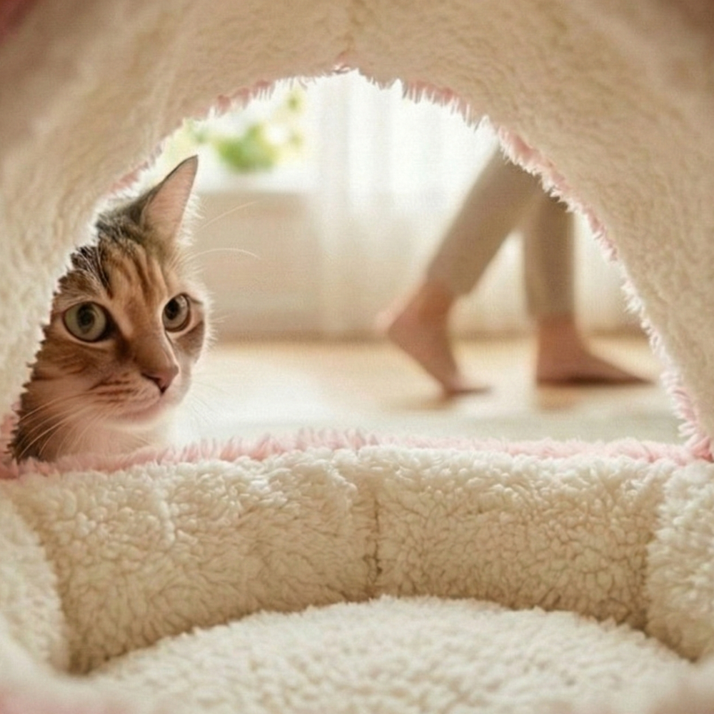 MeowLounge™ Měkký pelíšek pro kočky