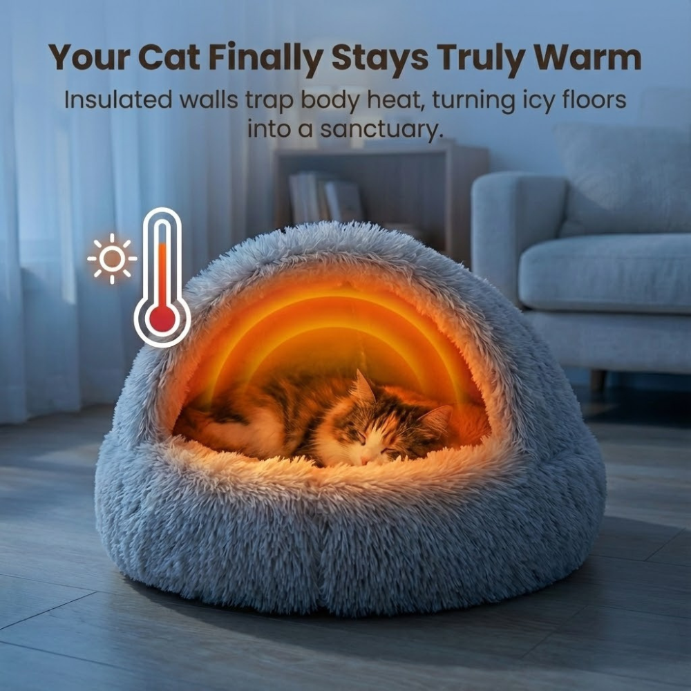 MeowLounge™ Měkký pelíšek pro kočky