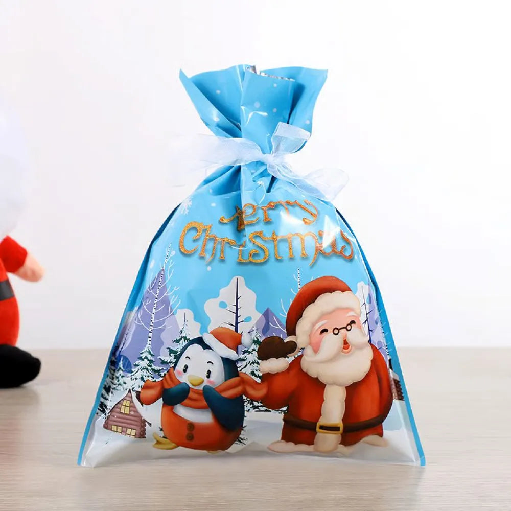 MerryWrap™ Vánoční sáčky na dárky se šňůrkou