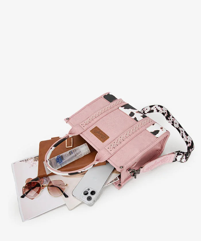 Miriam Cenci™ Crossbody kabelka s kravským vzorem