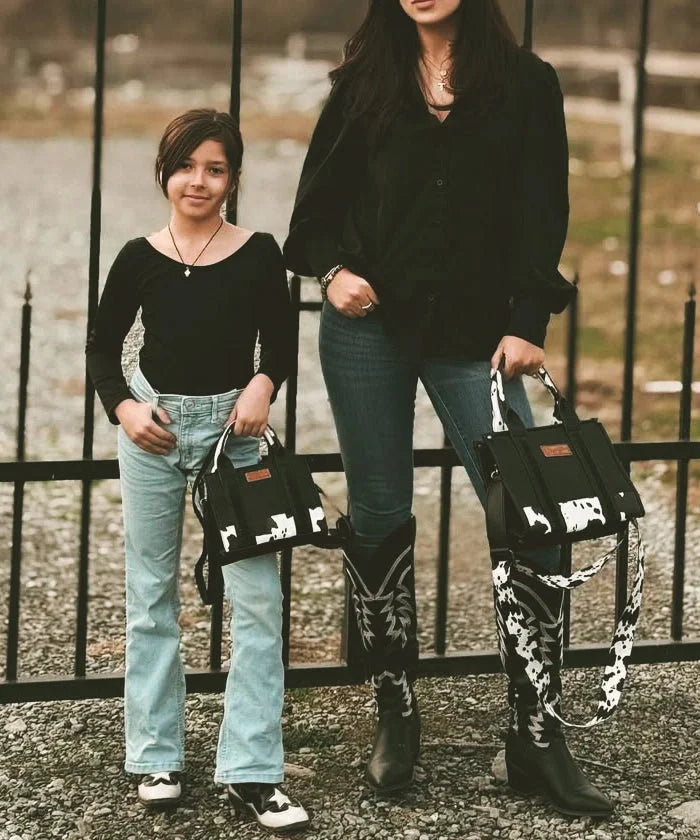 Miriam Cenci™ Crossbody kabelka s kravským vzorem