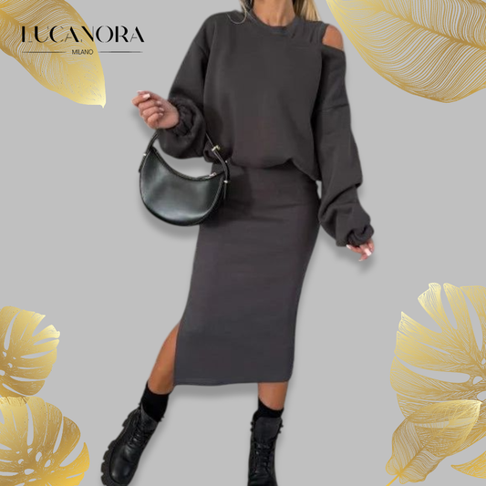 Mirta Perini™ Souprava mikiny a šatů