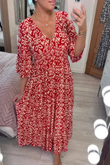 Nerina™ Boho květinové Šaty