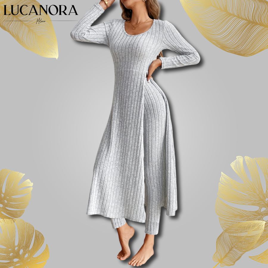 Nicole Coiro™ Dvoudílný komplet s dlouhým rukávem