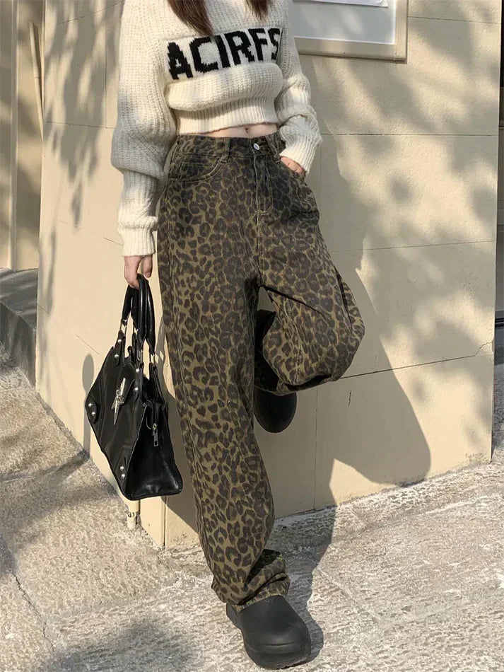 Norma Valore™ Džíny s leopardím potiskem