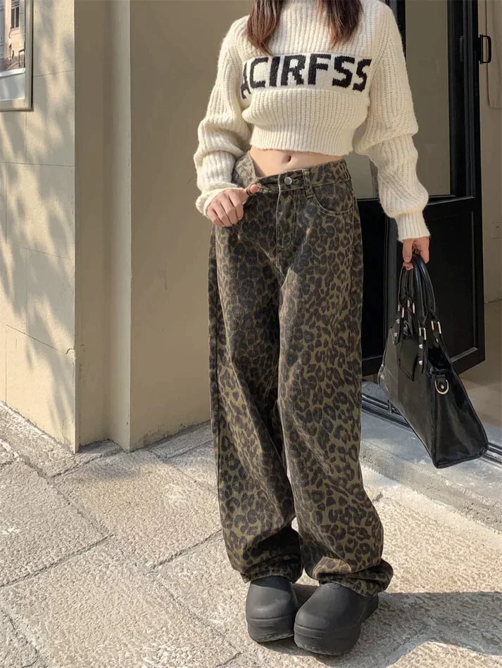 Norma Valore™ Džíny s leopardím potiskem