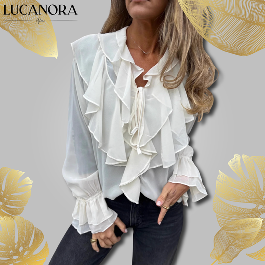 Ottilia Renzo™ Elegantní volánový top