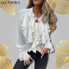 Ottilia Renzo™ Elegantní volánový top