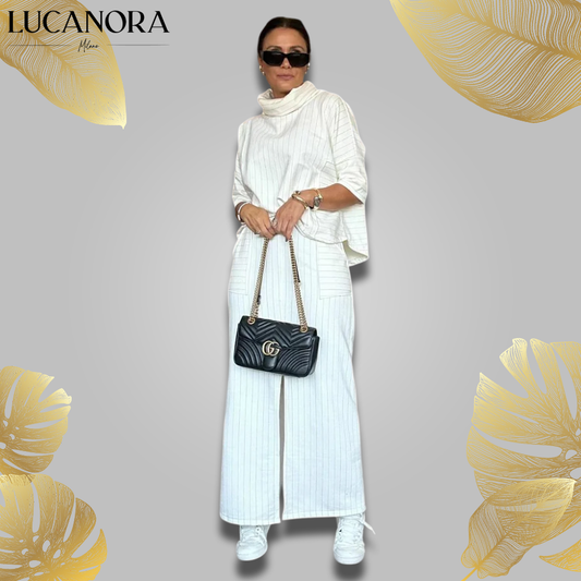 Ottilia Pellicane™  Pruhovaný set s rolákem