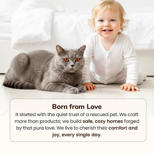 PawHaven™ Teplý zimní pelíšek pro mazlíčky