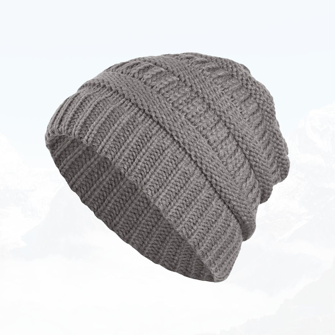 PonyBean™ Dámská pletená čepice s otvorem na culík