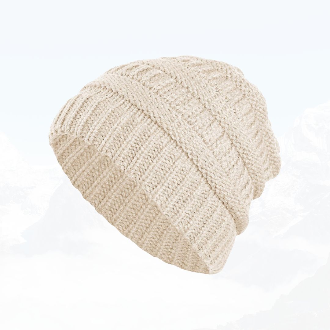 PonyBean™ Dámská pletená čepice s otvorem na culík