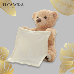 PoppiHug™ Plyšový medvídek Peek-a-boo