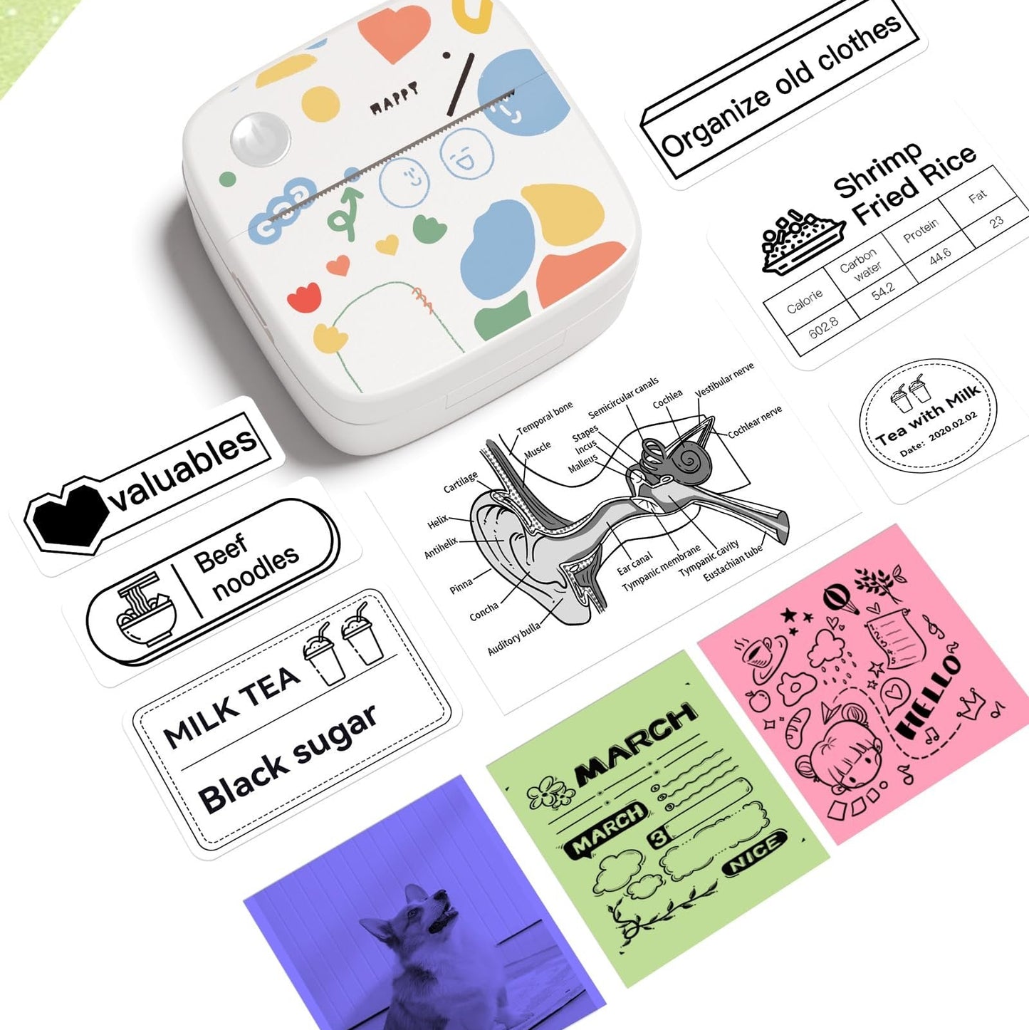 PrintMate™ Přenosná mini tiskárna