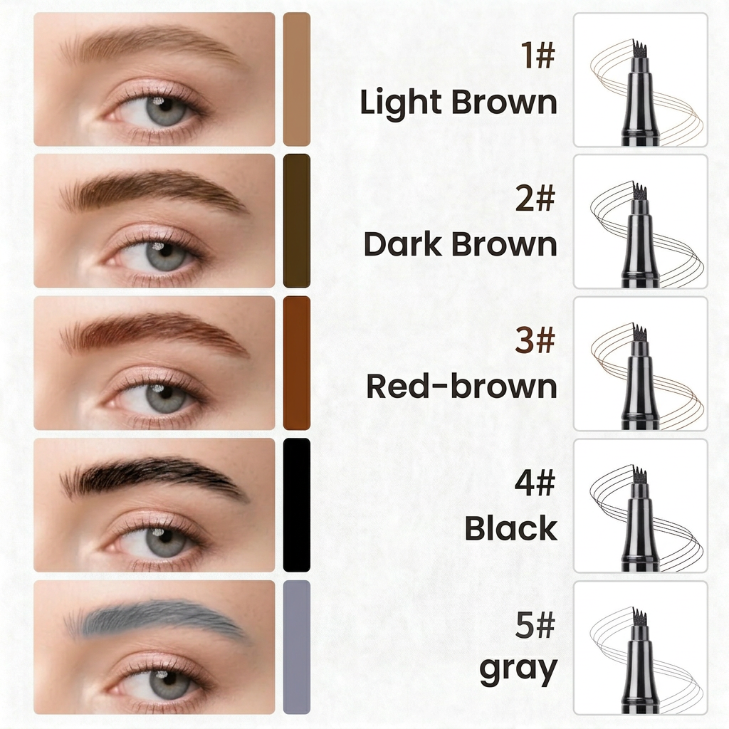 QIC Eyebrow™ Tužka na obočí pro přirozený vzhled