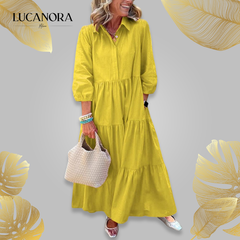 Raffaella Soccio™ Dámské volnočasové maxi šaty