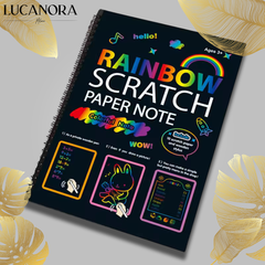 RainbowPlay™ Kreativní škrábací sešit