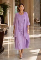Rina Donadelli™ Koordinovaný sukňový set pro bezstarostnou eleganci