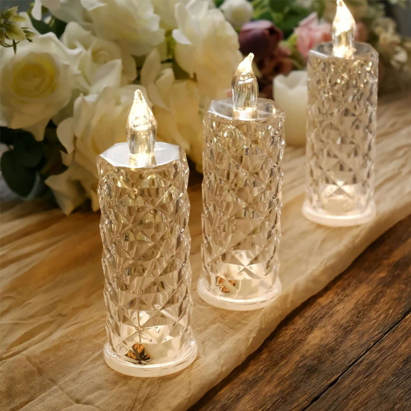 Rosina™ Světelná lampa krystalová růže