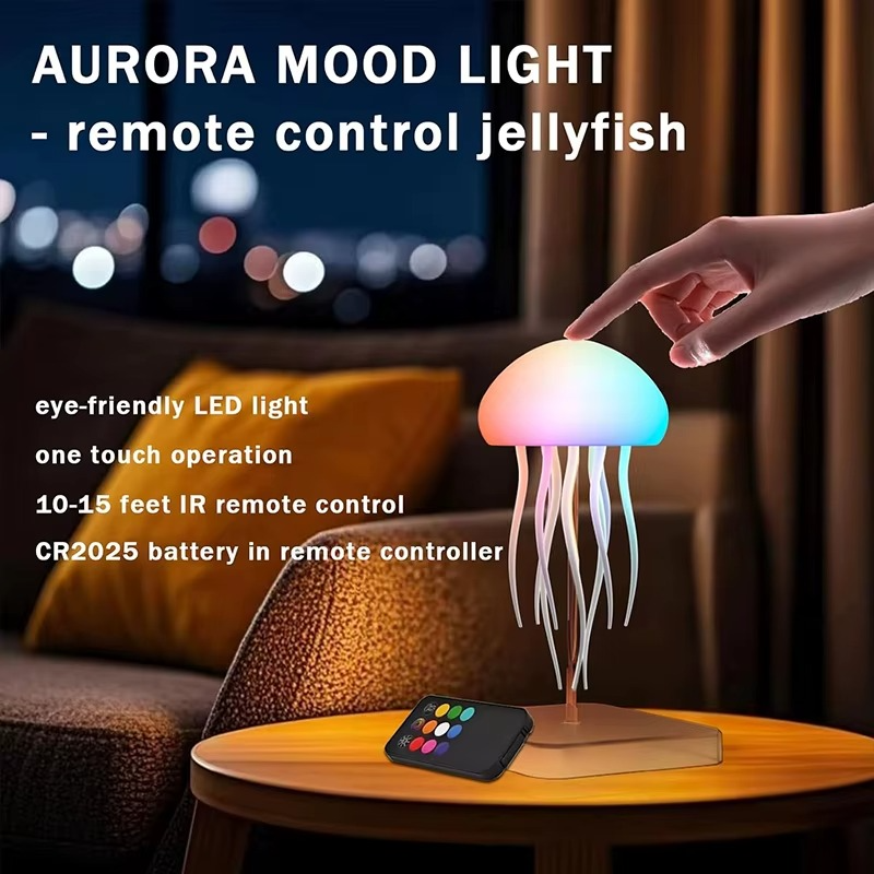 JellyAura™ Realistická lampa medúza