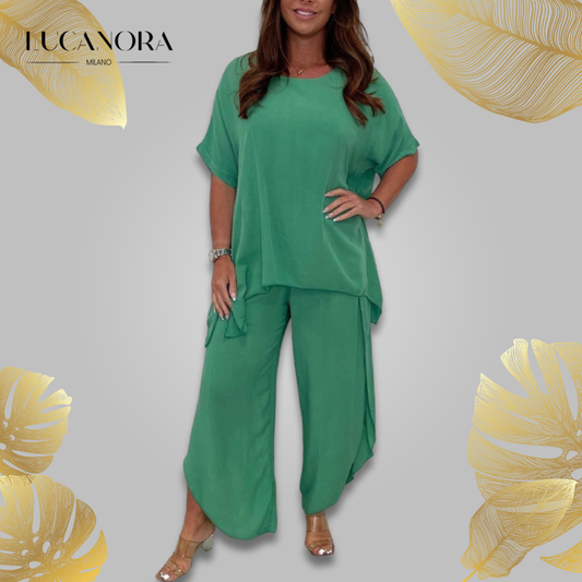 Sabrina Set™️ Floaty 2ks souprava kalhot a košile