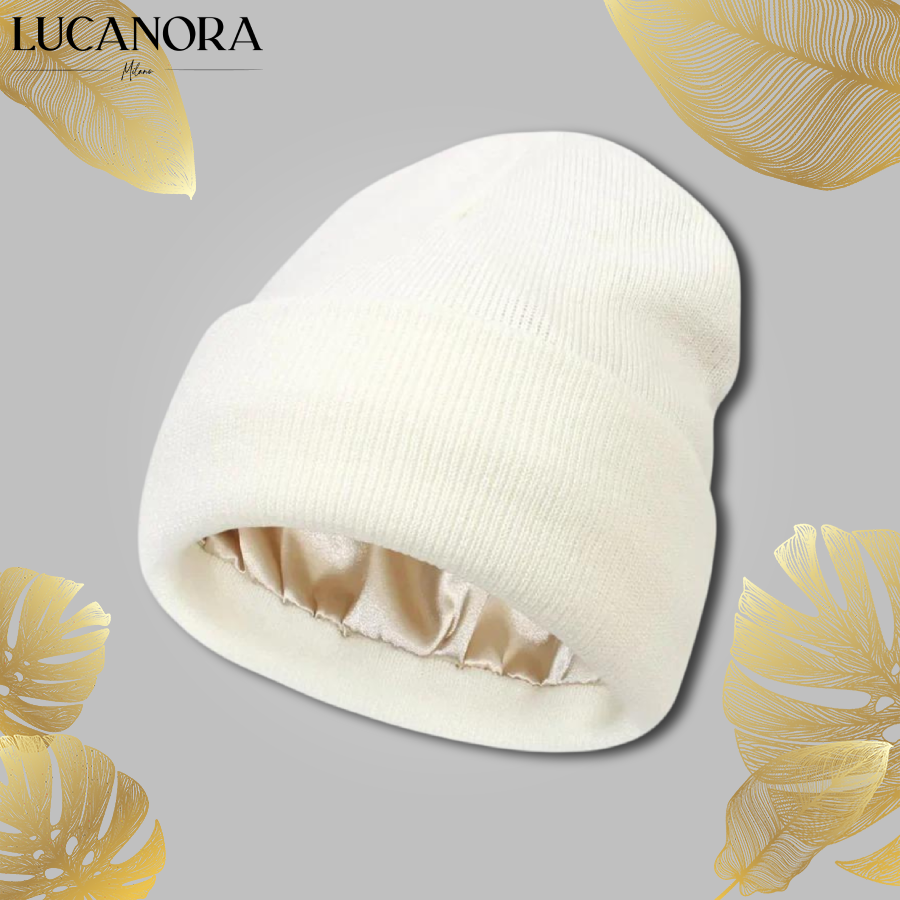 Satinest™ Pletená čepice se saténovou podšívkou