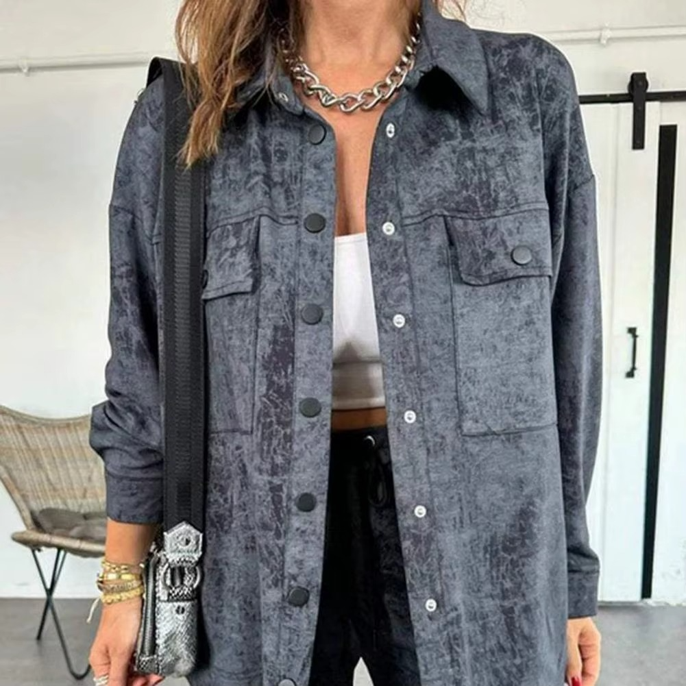 Demetria Biondi™ Lehký set sako a široké kalhoty