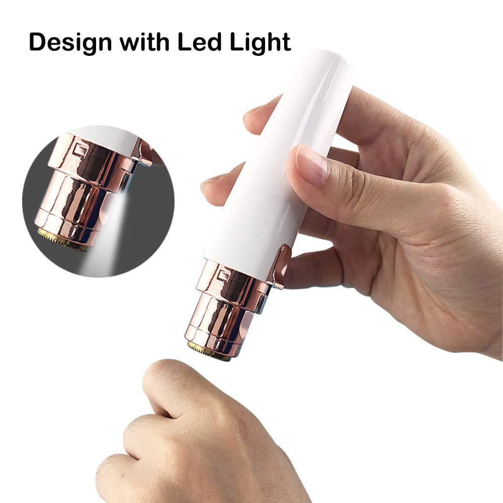 SilkGlow™ Elektrický holící strojek na odstranění chloupků z obočí a obličeje 2 v 1