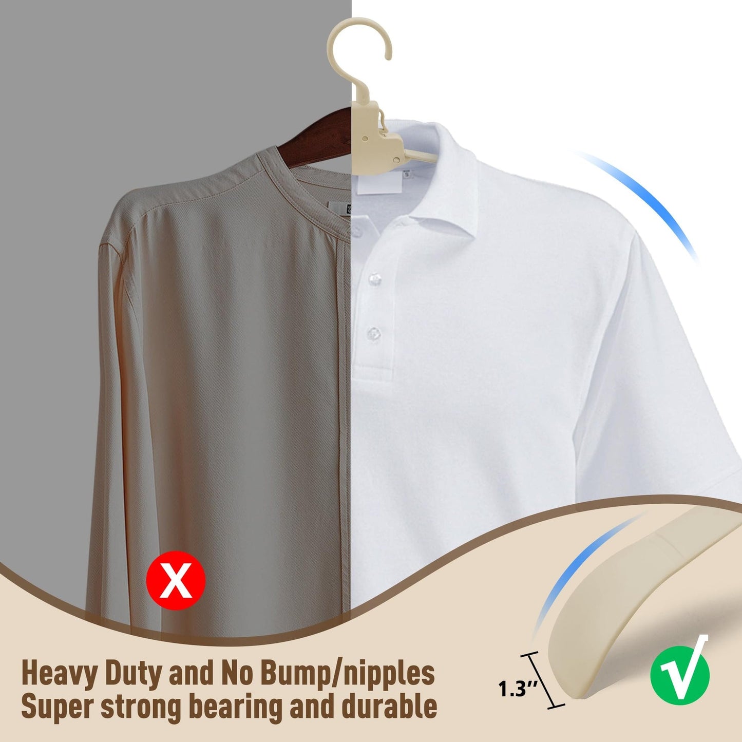 SnapHang™ Skládací ramínka na oblečení