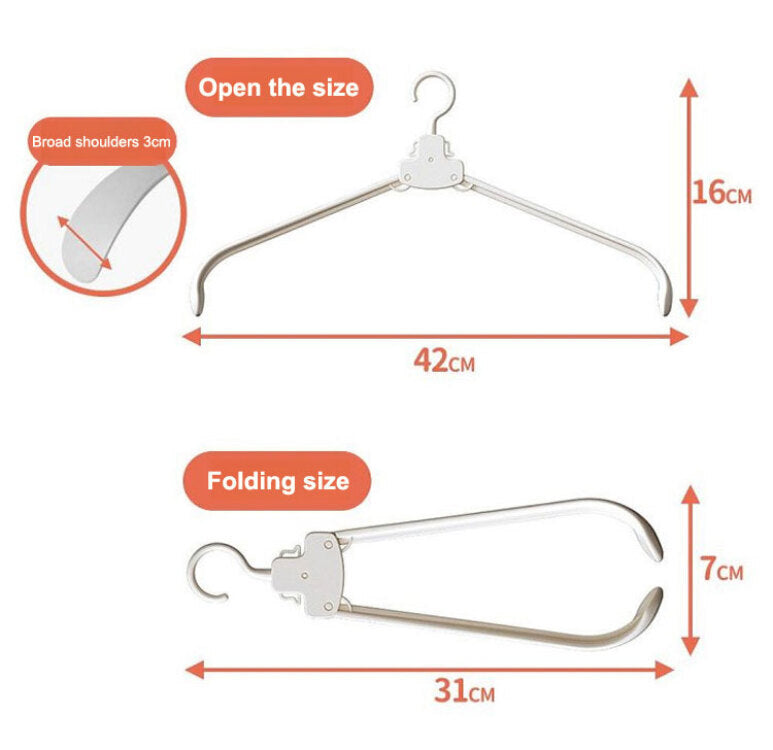 SnapHang™ Skládací ramínka na oblečení